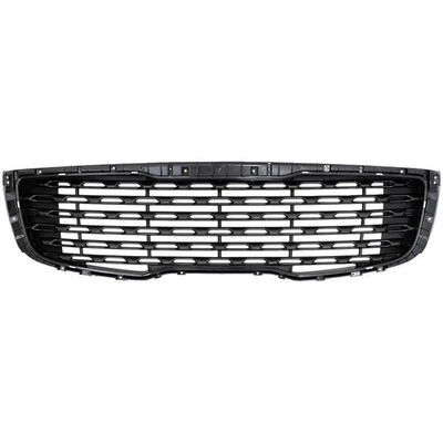 New Grille For 2019-2021 Kia Sedona Front Painted Dark Gray Shell and Insert - Imagem 1 de 4