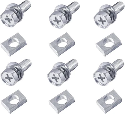 6 PCS Bolts and Nuts Kit, Motorcycle Battery Bolts and Nuts, M6x16MM Motorcycle  - Image 1 of 4