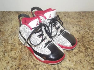 Jordan Dub Zero Kleinkind Schuhe Größe 12C Vorschule DV1359-160 weiß/rot/schwarz - Bild 1 von 7