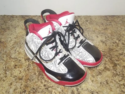 Zapatos Jordan Dub Zero para niños pequeños talla 12C preescolar DV1359-160 blanco/rojo/negro Foto 1 de 4