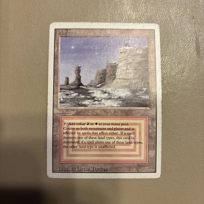 Plateau - Revised Set - MtG - Magic the Gathering - Boros - Poor - Image 1 of 2