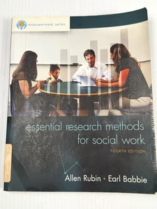 Essential Research Methods for Social Work by Earl R. Babbie and Allen Rubin - Foto 1 di 6