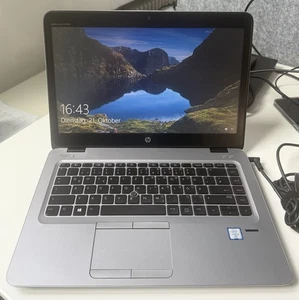 HP EliteBook 840 G3 14 Zoll (8GB RAM 128GB SSD, Intel i5 6300U 2.40 GHz) - Bild 1 von 7