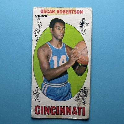 1969-70 Topps #50 Oscar Robertson - Poor/filler *creases, tape* - Image 1 of 2