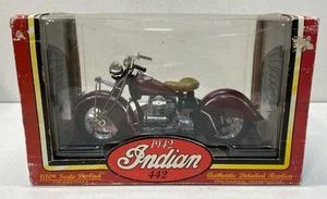 1942 Indian 442 Motorcycle Authentic Detailed Replica 1/10th Diecast Scale - Picture 1 of 6