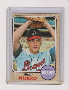 1968 TOPPS #257 PHIL NIEKRO IN VG/EX CONDITION - ATLANTA BRAVES - Picture 1 of 1
