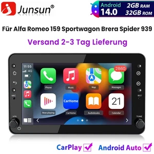 Für Alfa Romeo 159 Sportwagon Brera Spider 939 Apple Carplay Autoradio GPS Navi - Bild 1 von 16