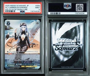 PSA10 Signed Weiss Schwarz SP Enterprise Azur Lane AZL/S119-099sp Japanese - Picture 1 of 4