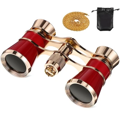  1 Set Opera Glasses Compact Binoculars Small Telescopes 3 x 25 Binoculars for - Image 1 of 4