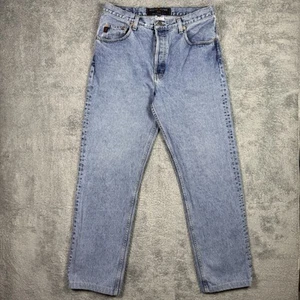 Vintage Guess Jeans Mens 34x32 USA Made Light Straight Relaxed Retro 90s 25152 - Picture 1 of 15