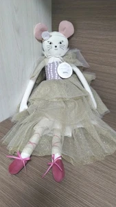 Pottery Barn Kids 26" Ballerina doll Mouse Elsa EUC! - Bild 1 von 7
