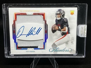 2022 Panini Flawless Desmond Ridder RPA Rookie Patch Auto (RC) No. RDP-DR /20 - Bild 1 von 3