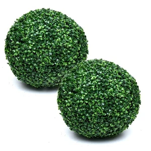 28cm Artificial Boxwood Balls for Creative Indoor and Outdoor Displays - Picture 1 of 9