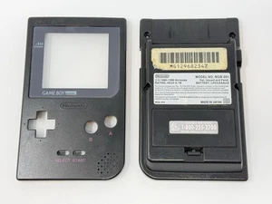 Nintendo Game Boy Pocket OEM Hülle (schwarz - LED Loch) *OHNE KNÖPFE ODER SCHRAUBEN* - Bild 1 von 13