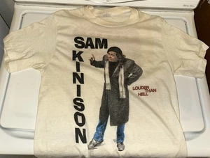 Vintage SAM KINISON Louder Than Hell CONCERT T-SHIRT Original HERREN LARGE 1980’s - Bild 1 von 8