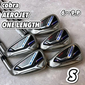 Cobra Aerojet One Length Iron Set 5Pcs Right Flex S Steel Shaft - Picture 1 of 10