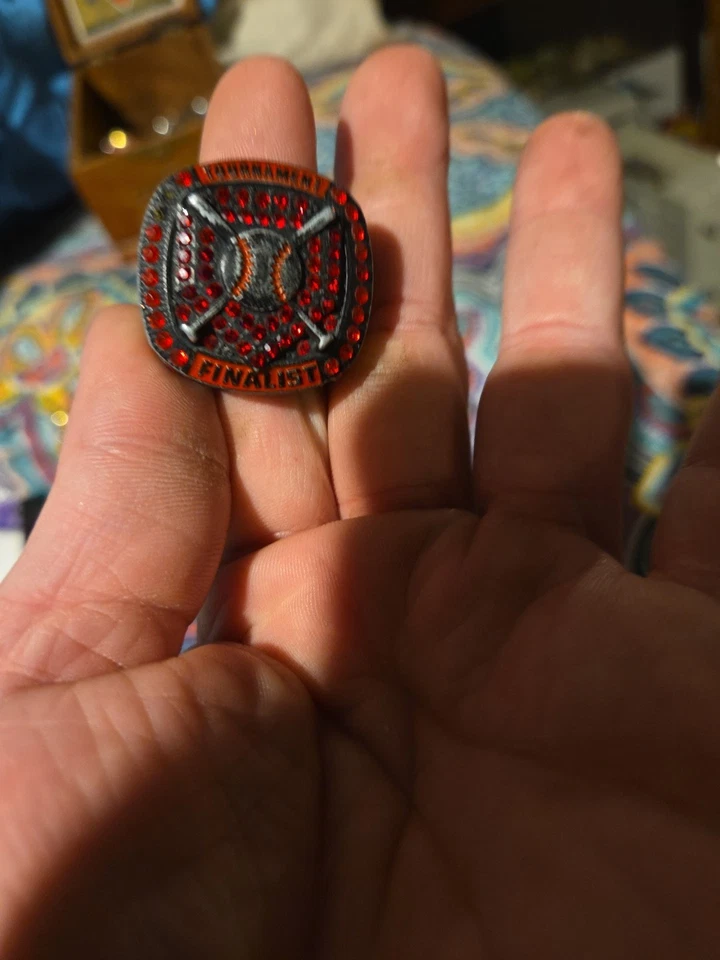 Anillo Finalistas Torneo de Béisbol USSSA Talla 9.5 Foto 1 de 3