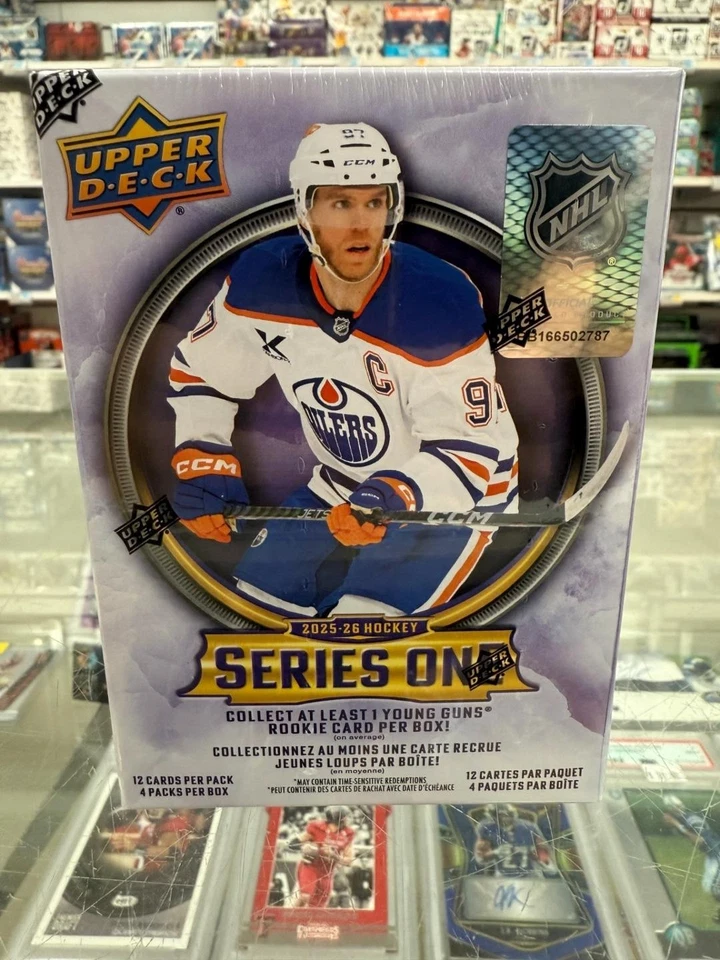 2025-26 Upper Deck Series 1 Hockey BLASTER BOX 1 Young Gun Factory Sealed F/S - Image 1 of 1