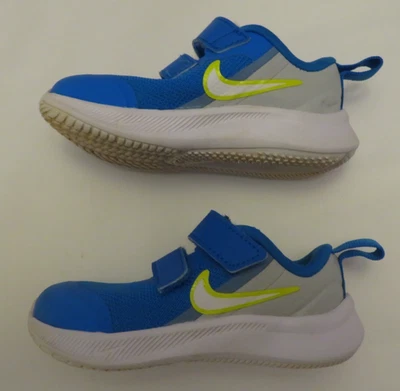Nike Star Runner 3 (TDV) Blue/Grey/White Toddler Boy's Shoes Size 6c - Image 1 of 4