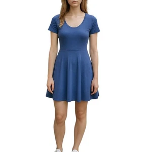 Pact Damen Kleid Medium Kurzarm Bio Baumwolle Freizeit Minimalistisch Minimalistisch - Bild 1 von 14