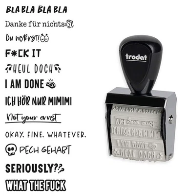 trodat Kreativstempel Creative Mini "Böse Sprüche"