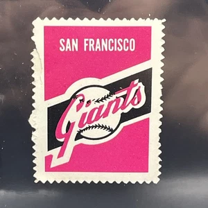 1962 SAN FRANCISCO GIANTS TOPPS BASEBALL BRIEFMARKE  - Bild 1 von 2