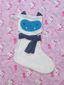 Yeti Abominable Snowman Christmas Stocking by Mini Maison White Blue  - Bild 1 von 9
