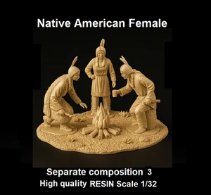 FIERDAN Native American Indian Female Scale 1:32 set 3 - Picture 1 of 1