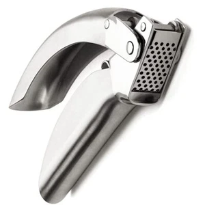 Garlic Press, Stainless Steel Garlic Mincer, Durable Professional Grade Dual ... - Picture 1 of 8