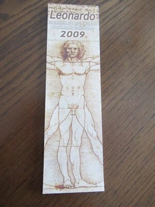 Leonardo Bookmark Calendar 2009 - Images of Famous Works - Picture 1 of 7