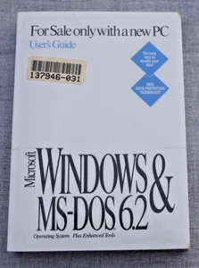Microsoft Windows MS-DOS 6.2 Betriebssystem plus erweiterte Tools & COA - Bild 1 von 3