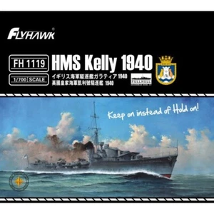 Flyhawk FH1119 1/700 HMS Kelly 1940 Plastic Model Kit - Picture 1 of 5