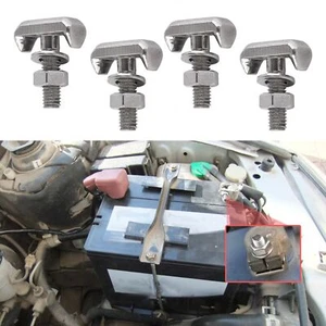 4Pcs Battery Terminal Bolt Battery Terminal Nuts Replacement Battery Terminal... - Picture 1 of 7