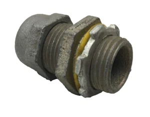 SR-502 O-Z/GEDNEY 1/2 PULGADA RECTO SELLADO DORADO CONECTOR ALIVIO DE TENSIÓN - Imagen 1 de 5