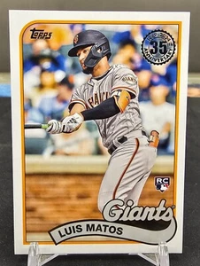 2024 Topps Series 1 Luis Matos 35th Anniversary Rookie SP 58/89 San Fran Giants - Picture 1 of 2