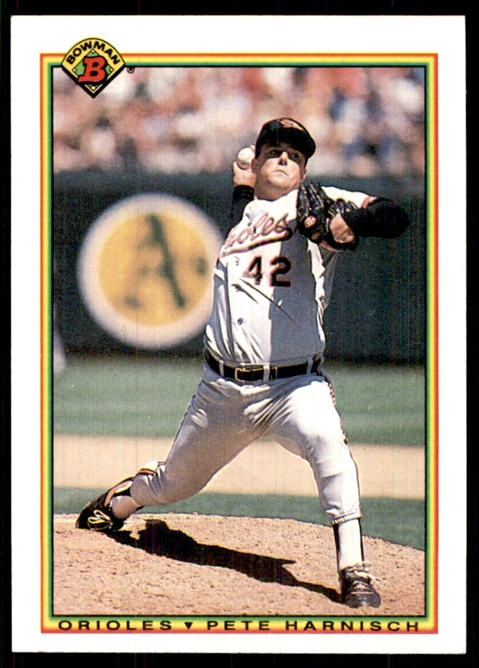 1990 Bowman Pete Harnisch Baltimore Orioles #247 - Image 1 of 2