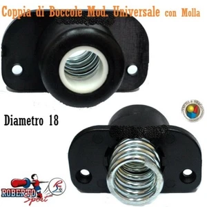BOCCOLA X CALCIO BALILLA MOD UNIV+MOLLA 18x40 MM SET 2 PZ ROB. SPORT (1811/1143) - Foto 1 di 1