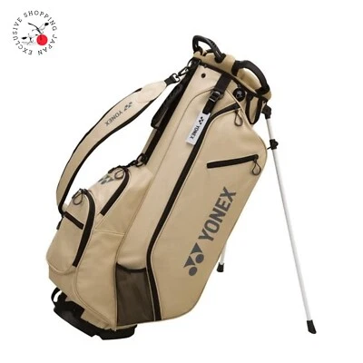 Bolsa de transporte deportiva de golf YONEX 9,5 × 47 pulgadas palo liviana 5 vías 2025 beige Foto 1 de 4