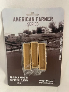 Bundle Of Three Wood Feed Bunks By Deppe Design 1/64th Scale - Picture 1 of 3