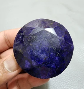 Adorable zafiro africano facetado redondo piedras preciosas sueltas fabricación de joyas 547,10 quilates - Imagen 1 de 5