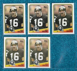 NM-MINT OR BETTER (5) CARD LOT 1988 TOPPS #163 MARK MALONE STEELERS - Picture 1 of 1