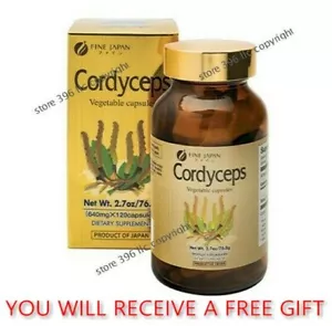 Fine Japan Cordyceps (Đông Trùng Hạ Thảo Nhật, 日本のハーブの東, Exp 06/2026 640mg x 120 - Bild 1 von 6