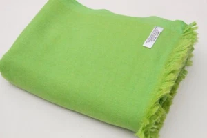 Bufanda de gran tamaño verde lima cachemir dama de honor abrigo mantón grande manta damas - Imagen 1 de 11