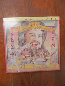1975 Columbia PC 33501 Wolfman Jack Fun & Romance LP Excellent Cover/Vinyl - Foto 1 di 6