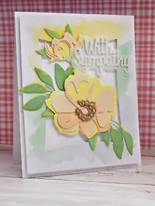 Handmade Greeting Greeting Card Keepsake Quality ocbrandy Sympathy - Picture 1 of 1