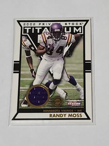 2002 Private stock titanium Randy moss Game Worn Jersey 315/435 - Picture 1 of 6