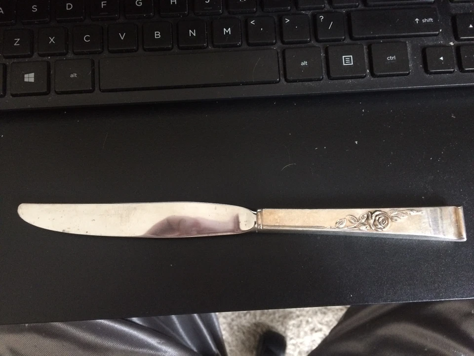 Cuchillo de cena clásico rosa Reed & Barton de plata de ley - 9 pulgadas Foto 1 de 1