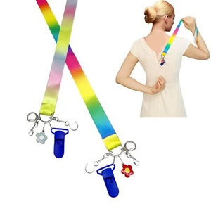 2PCS Zipper Helper Pull for Dresses Zipper Puller Helper with 4 Hooks and Cli... - Picture 1 of 5