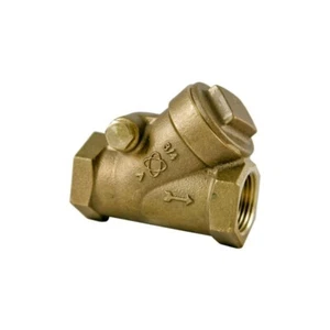 Nibco NL740XA 1" Bronze 125 Swing Check Valve Female NPT Threaded Lead-Free - Picture 1 of 1