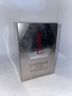 L'Homme Sport by Yves Saint Laurent EDT Spray for Men 3.3 Oz 100ml Sealed Rare - Image 1 of 4
